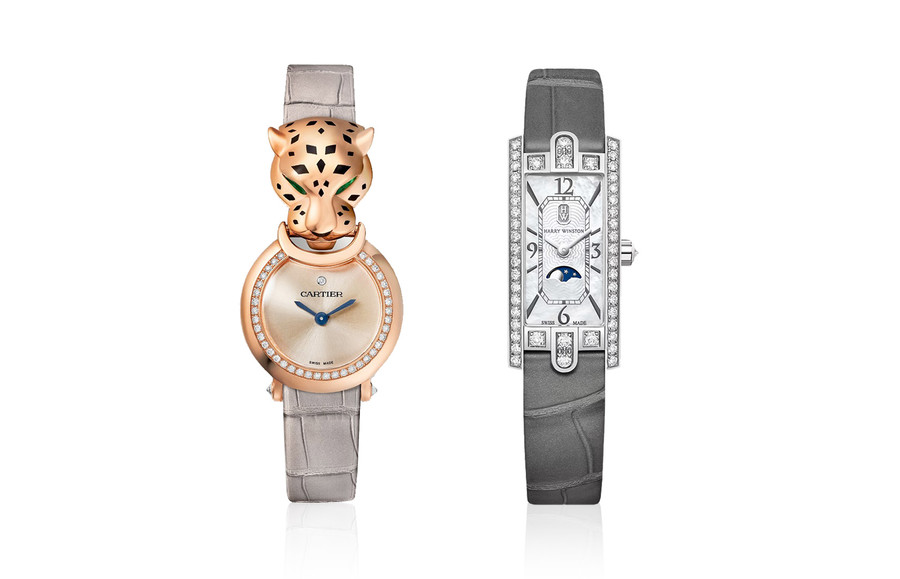 ساعات جلد نسائية باللون الرمادي لإطلالة دافئة في شتاء 2024